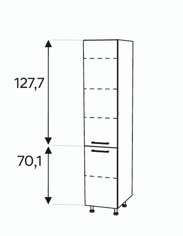 Kõrge kapp Kammono K2 SD...D2/71 (199 cm)