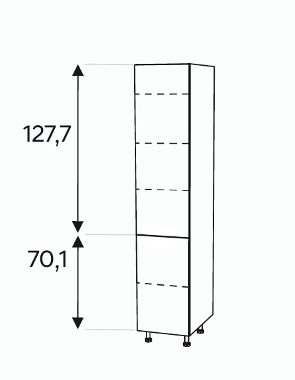 Kõrge kapp Kammono L4 SD...D2/71 (199 cm)