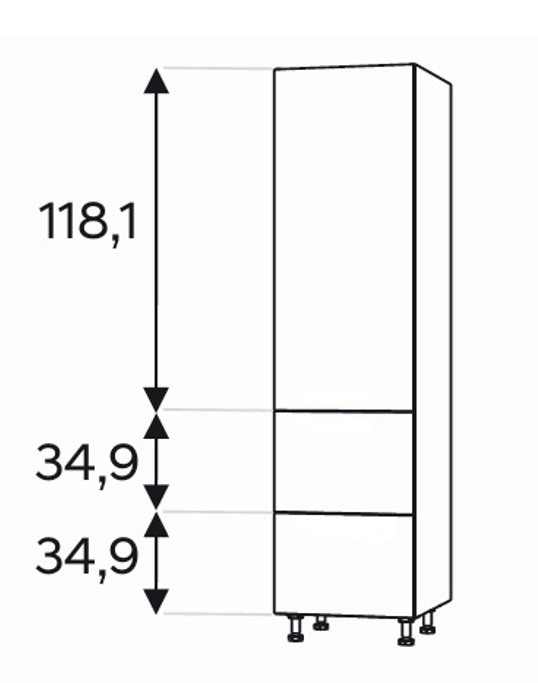 Kõrge kapp Kammono L4 SD...ST2/61 (189 cm)