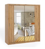 Riidekapp Bono 220 peegliga (tamm artisan)