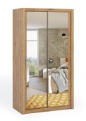 Riidekapp Bono 120 peegliga (tamm artisan)