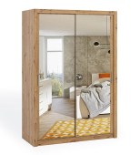 Riidekapp Bono 150 peegliga (tamm artisan)