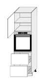 Kõrge kapp Malmo D14RU/2M - 356