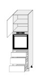 Kõrge kapp D14RU/3M