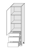 Kõrge kapp Silver D14DP-3M