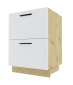 Põrandakapp Bonn D2 A 60/1A (esipind: White/korpus: Artisan)