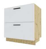 Põrandakapp Bonn D2 A 80/1A (esipind: White/korpus: Artisan)