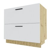 Põrandakapp Bonn D2 A 90/1A (esipind: White/korpus: Artisan)