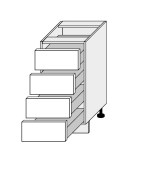 Põrandakapp Silver D4A 40