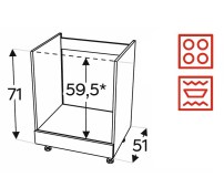 Põrandakapp Kammono M4 DP45