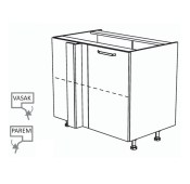 Nurgakapp Kammono F DPRP 110/65, uks avaneb vasakule