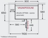 Nurgakapp Kammono-P4 DPRP 110*65 (uks avaneb vasakule)