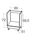 Põrandakapp Kam Duo XL DP60