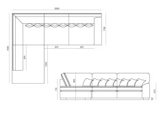 Nurgadiivan Florida  3N avatud ots joonis