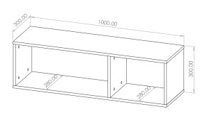 Seinariiul Landro LR-06 (joonis mõõtudega)