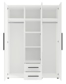 Riidekapp Maxione MX12 + kõrgendus MXS05, valge