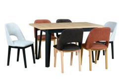 Pikendatav söögilaud Ikon 5 + toolid Monti 2