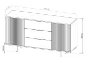 Kummut Nubia NB-02 (joonis mõõtudega)