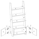 Riiul Rack RAC-07 (80 1D) joonis