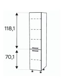 Kõrge kapp Kammono-P4 SD...D2/61