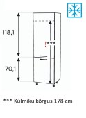 Kõrge kapp Kammono F SL60 (189 cm)