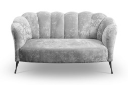 Sofa Adria (hall - Eureka 2132/jalad mustad)