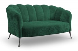 Sofa Adria (roheline - Eureka 2121/jalad mustad)