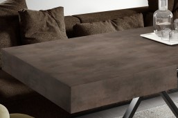 Pikendatav ja kõrgendatav laud Sanna U, F187 ST9 Dark Grey Chicago Concrete