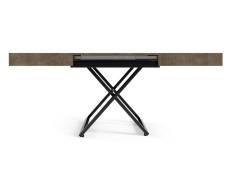 Pikendatav ja kõrgendatav laud Sanna U, F187 ST9 Dark Grey Chicago Concrete