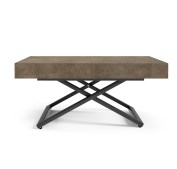Pikendatav ja kõrgendatav laud Sanna U, F187 ST9 Dark Grey Chicago Concrete