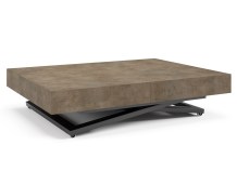Pikendatav ja kõrgendatav laud Sanna U, F187 ST9 Dark Grey Chicago Concrete
