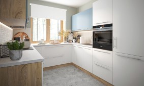 Silver Platinium White/Off Blue