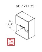 Seinakapp Kammono WOM60/71 (mikrolaineahjule)