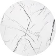 Diivanilaud Antica (ø 80 cm) valge marmor