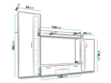Sektsioon Bentley joonis mõõtudega