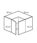 Seinakapp/nurgakapp Blanka WNPP 60/60/36 joonis