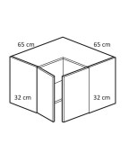 Seinakapp/nurgakapp Blanka WNPP 65/65/36 joonis