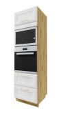 Kõrge kapp Signum D14 RU/2M/R/A 284 (white/artisan)