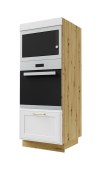 Poolkõrge kapp Signum D5A M/R/A 60/154 (white/artisan)