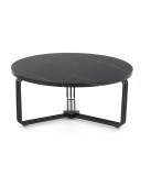 Diivanilaud Antica (ø 80 cm) must marmor