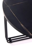 Diivanilaud Antica (ø 80 cm) must marmor
