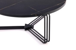 Diivanilaud Antica (ø 80 cm) must marmor