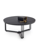 Diivanilaud Antica (ø 80 cm) must marmor
