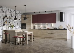 Kammono P2 Hall Tamm ja Kammono M4 Rustic Red