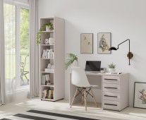 Riiul Maxione MX08 + kirjutuslaud Maxione MXS01, kašmiir