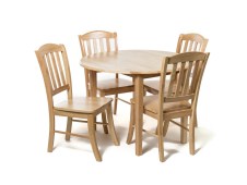 Söögilaud Monaco ja toolid Monaco, naturaalne