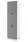 Kõrge kapp Lora SPD 6/203,7 (hall/valge)