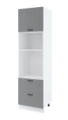 Kõrge kapp Lora SPM6/2/225,7 (hall/valge)