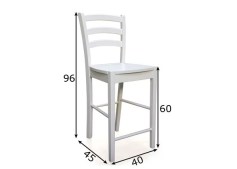 Baaripukk Loreta (valge, 60/96)