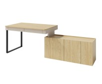 Kirjutuslaud Luca LC10 (liivabeež/õlitatud tamm)